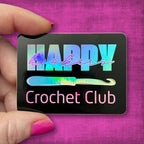 3″ Holo Sticker Happy Hooker