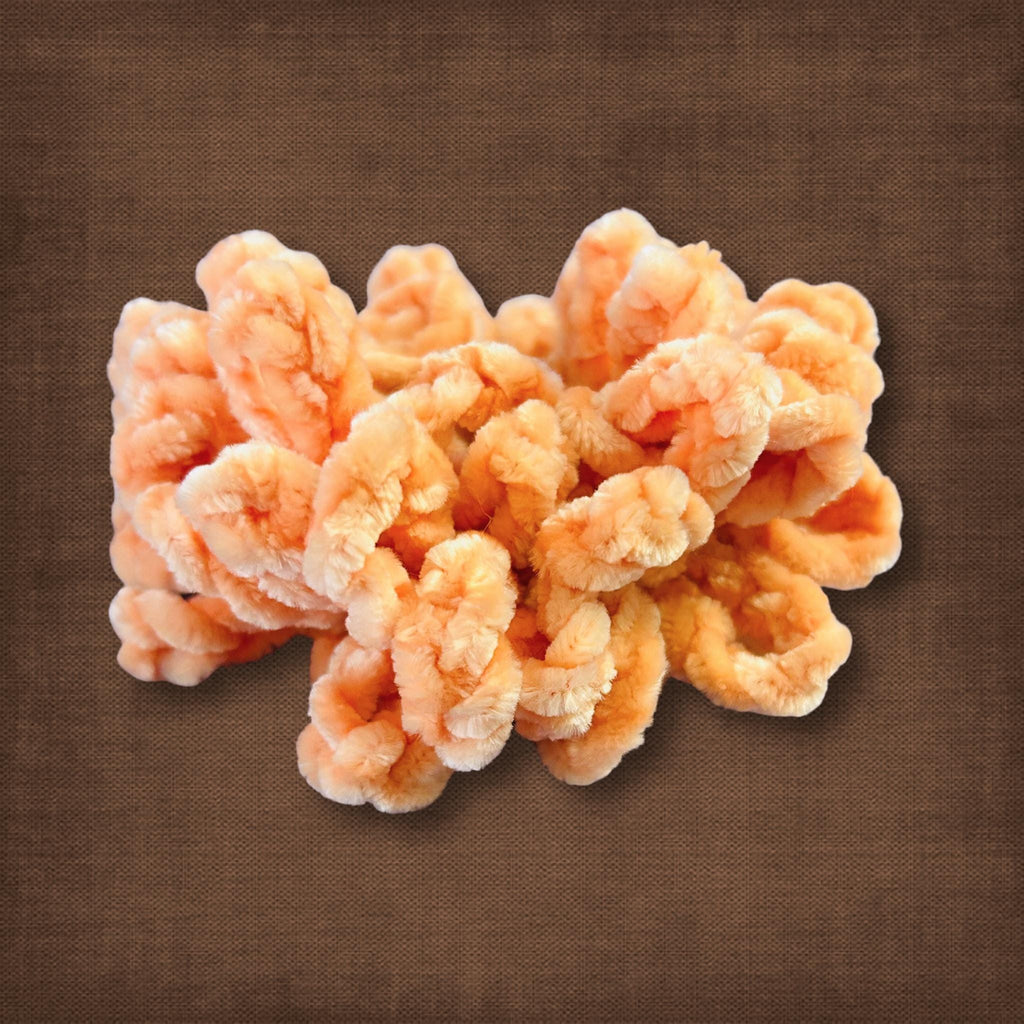 Summer Peach Scrunchie