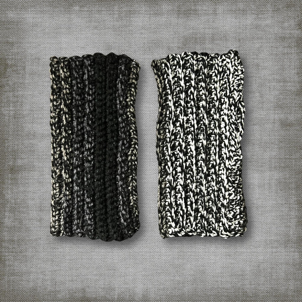 Adult L/XL Gray Wrist Warmers
