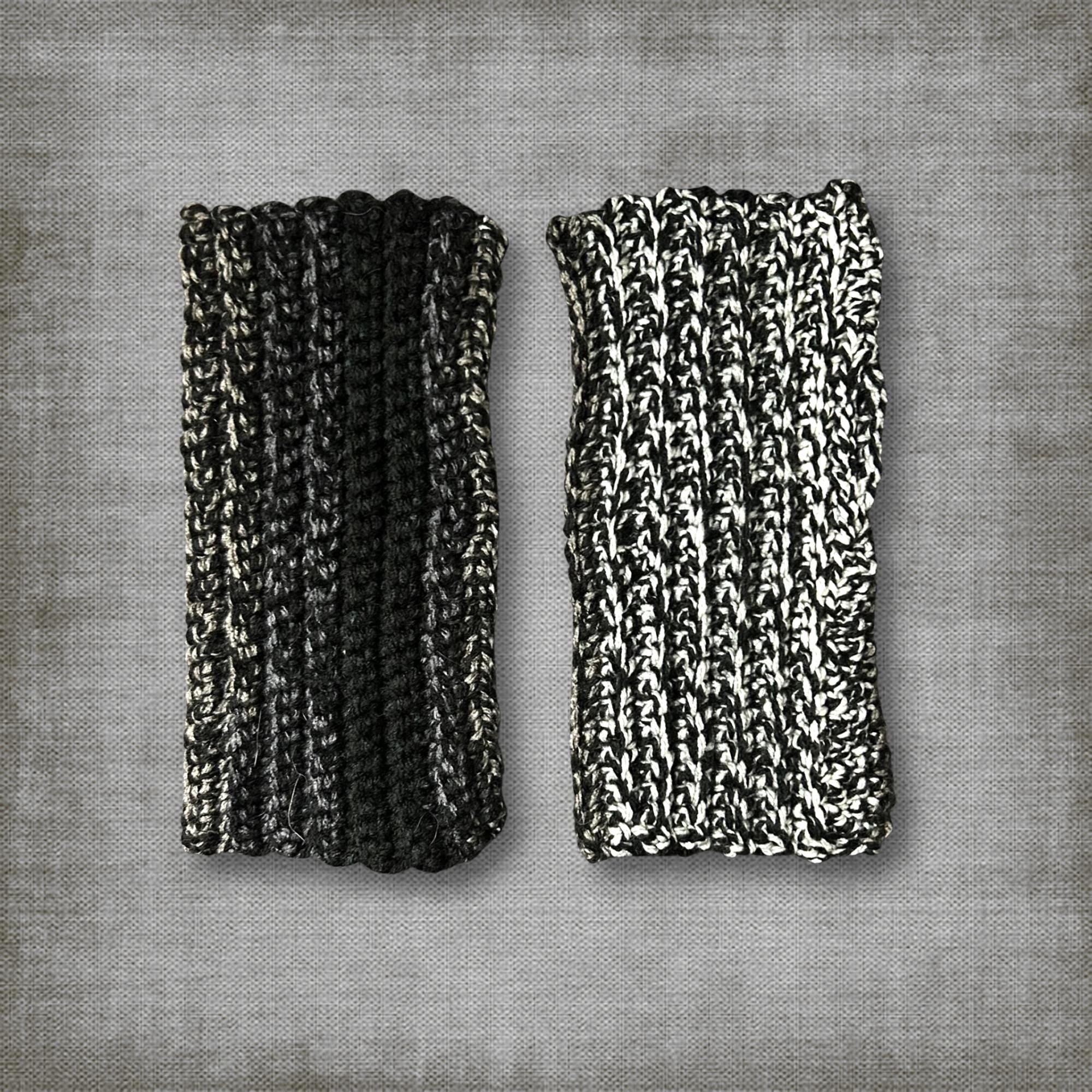 Adult L/XL Gray Wrist Warmers