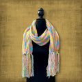Ribbed Fringe Scarf
