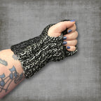 Adult L/XL Gray Wrist Warmers