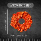 Orange Velvet Scrunchie