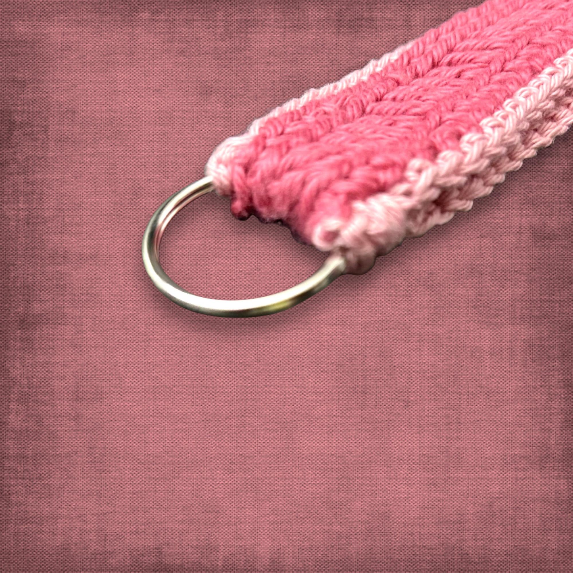 Pink Wristlet Keychain
