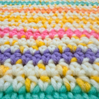 Bright Stripes Japanese Knot Bag