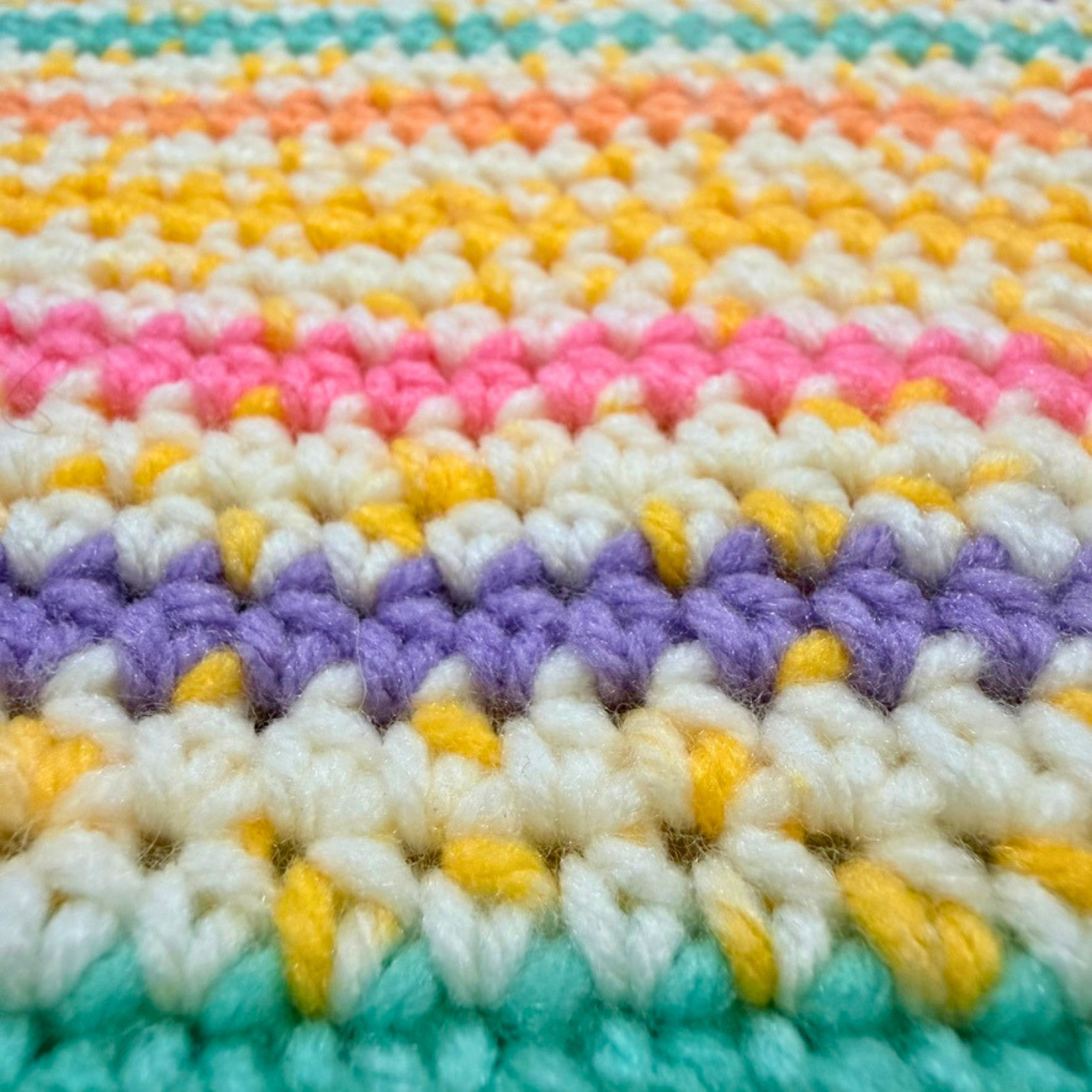 Bright Stripes Japanese Knot Bag