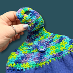 Blue Kitchen Towel Topper