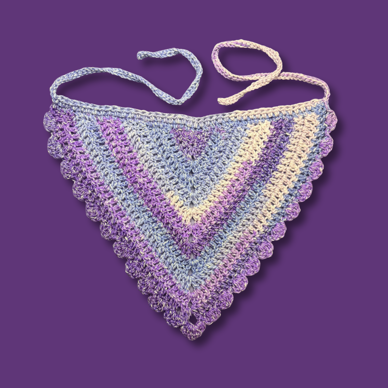 Grape and Lavender Purple Bandana