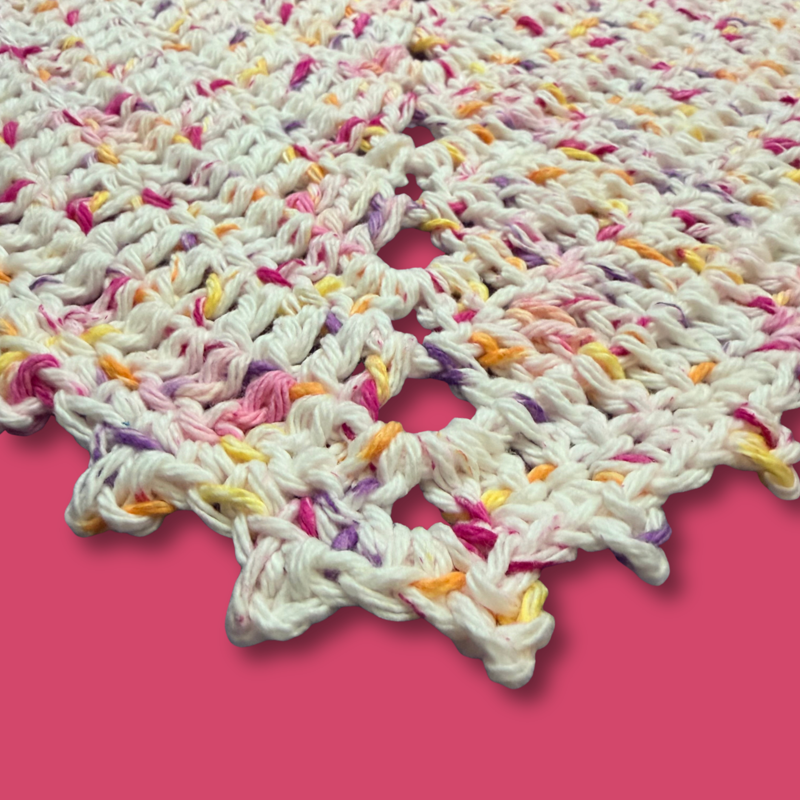 Splatter Paint White Bandana