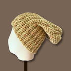 L/XL Professor Tweed Tan Beanie