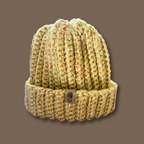 L/XL Professor Tweed Tan Beanie