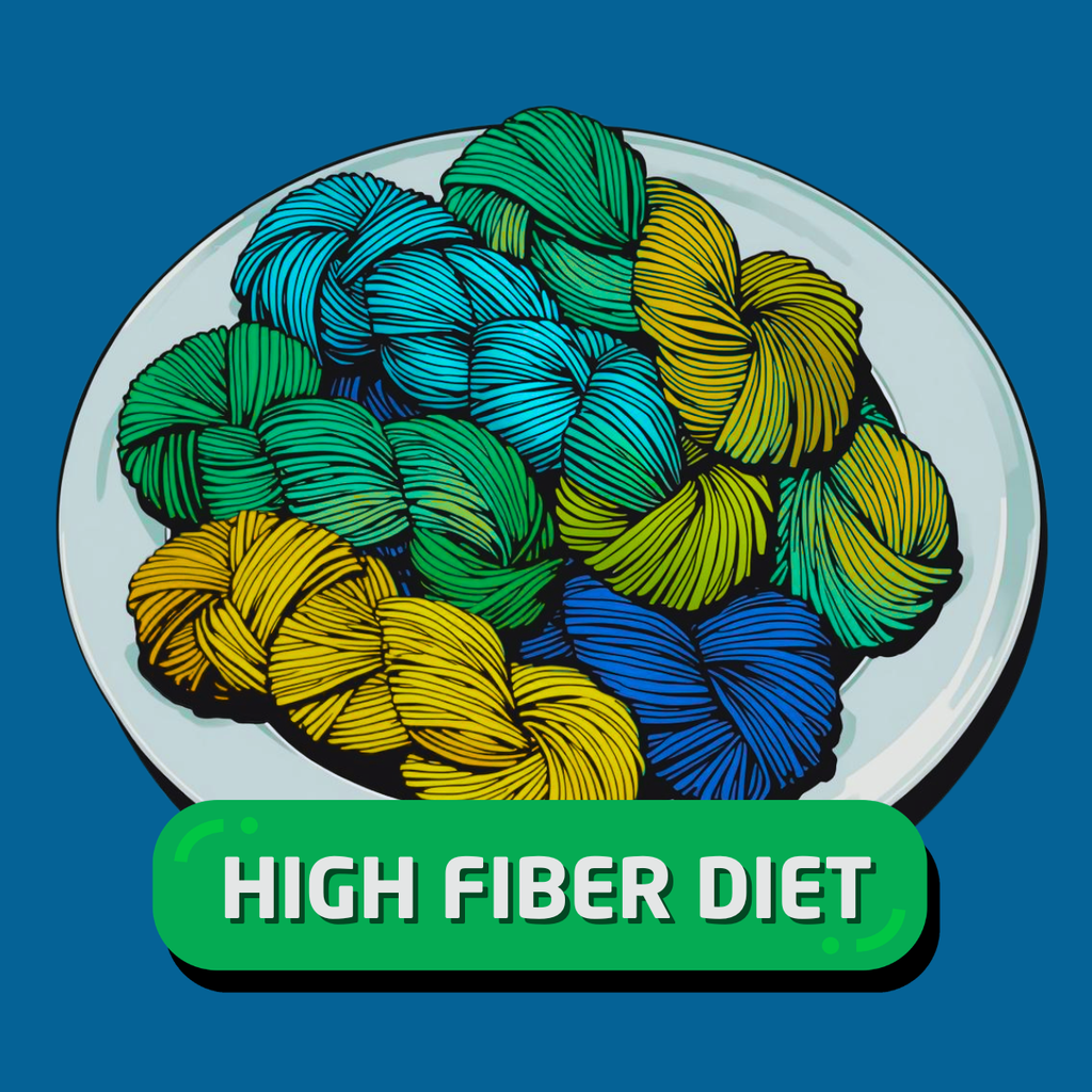 High Fiber Diet Yarn Hank Sticker