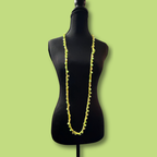 Green Boho Beaded Necklace