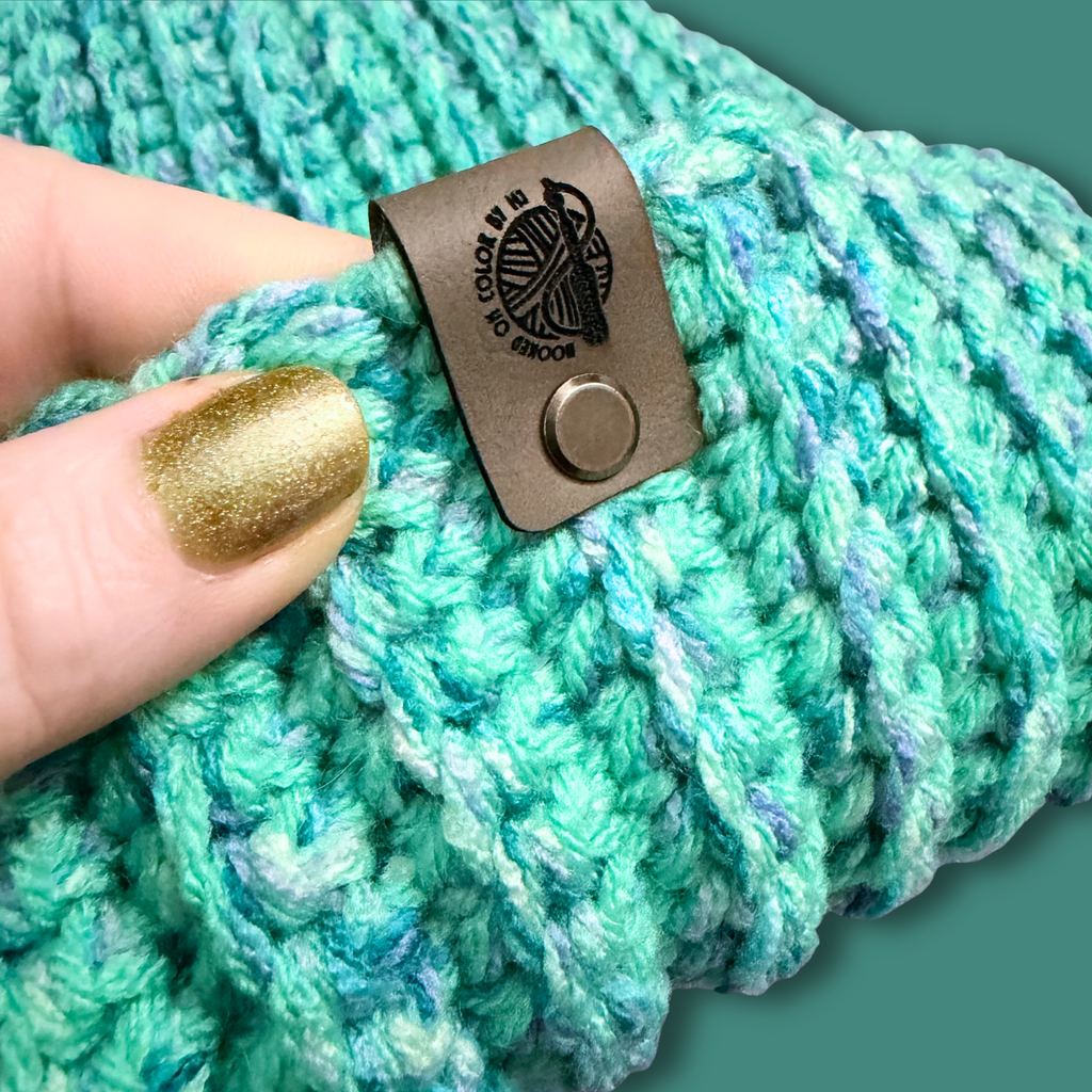 L/XL Bright Teal Blue Beanie