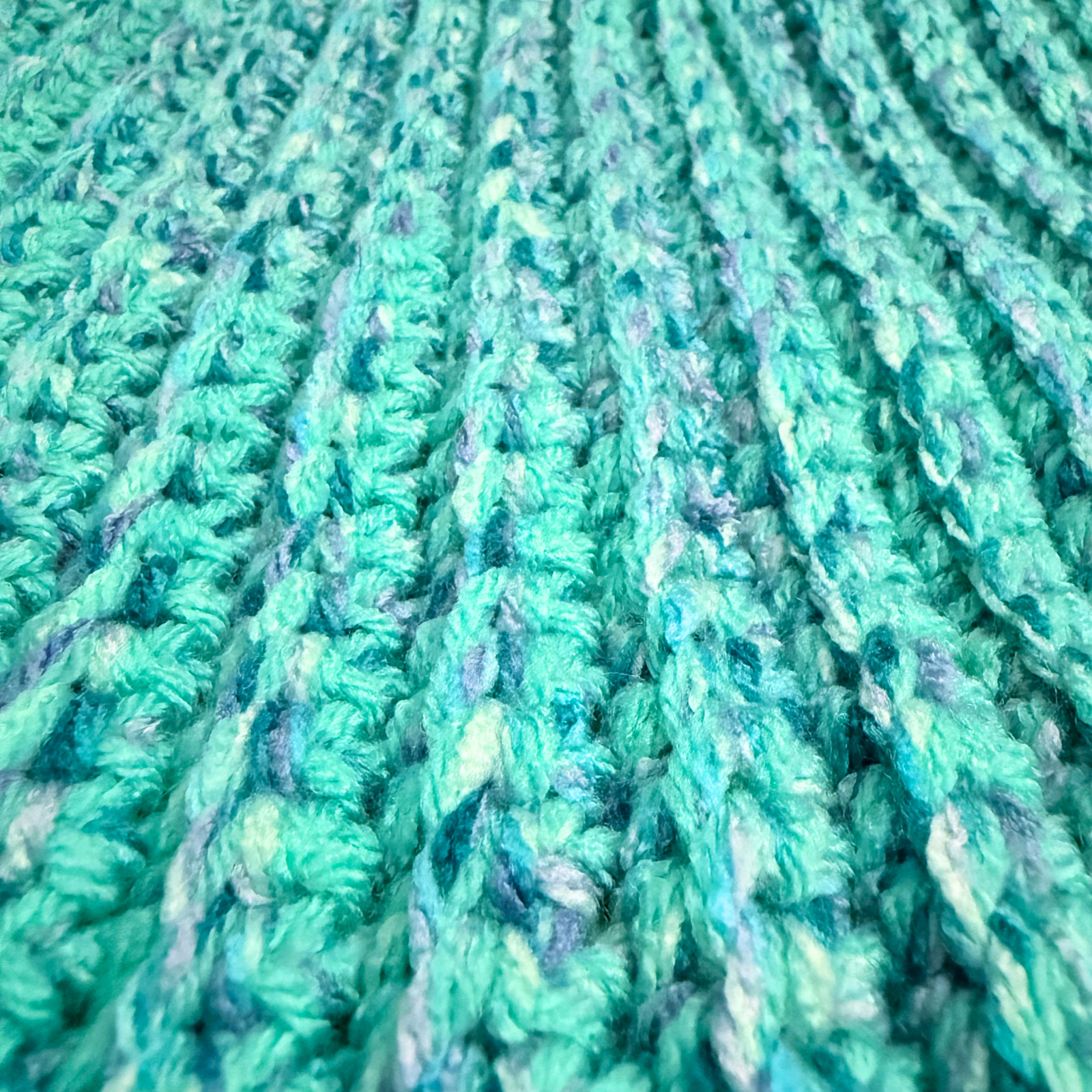 L/XL Bright Teal Blue Beanie