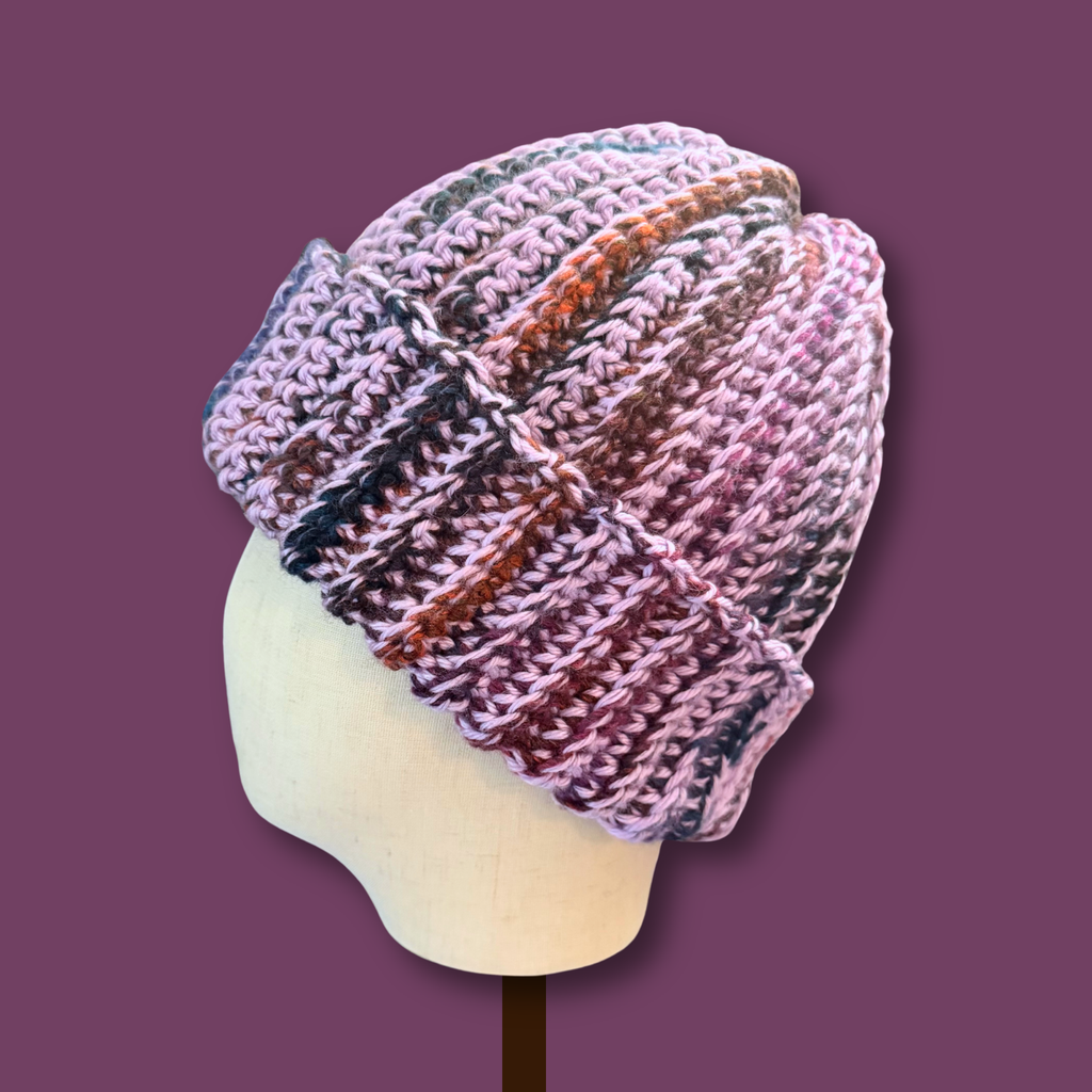 L/XL Purple Hues Beanie