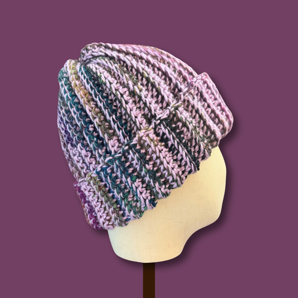 L/XL Purple Hues Beanie