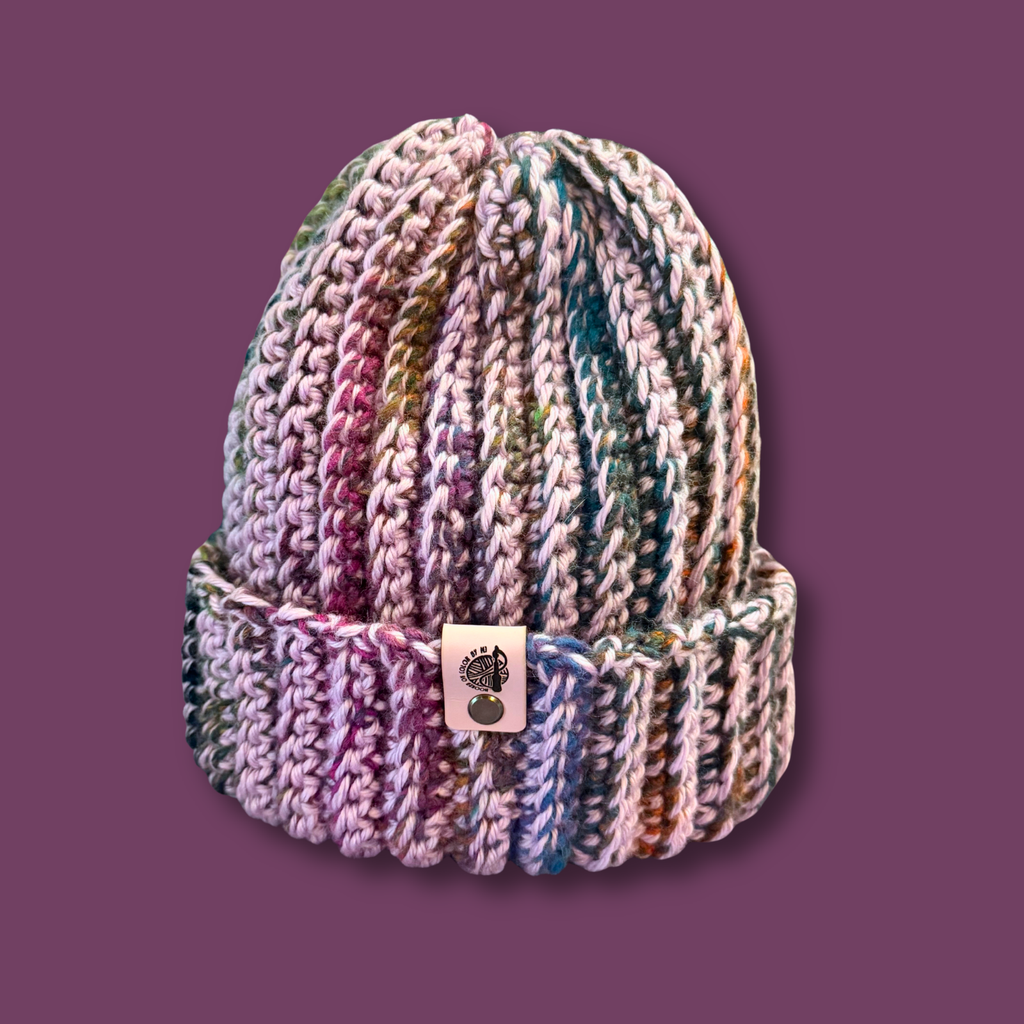 L/XL Purple Hues Beanie