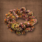 70’s Orange Velvet Scrunchie