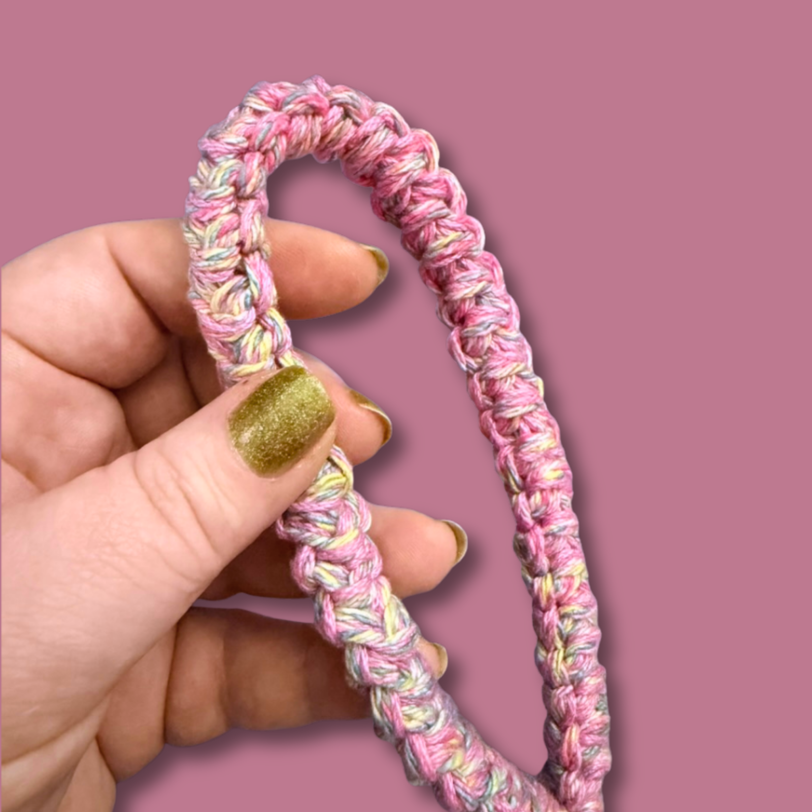 Pink Cell Phone Strap