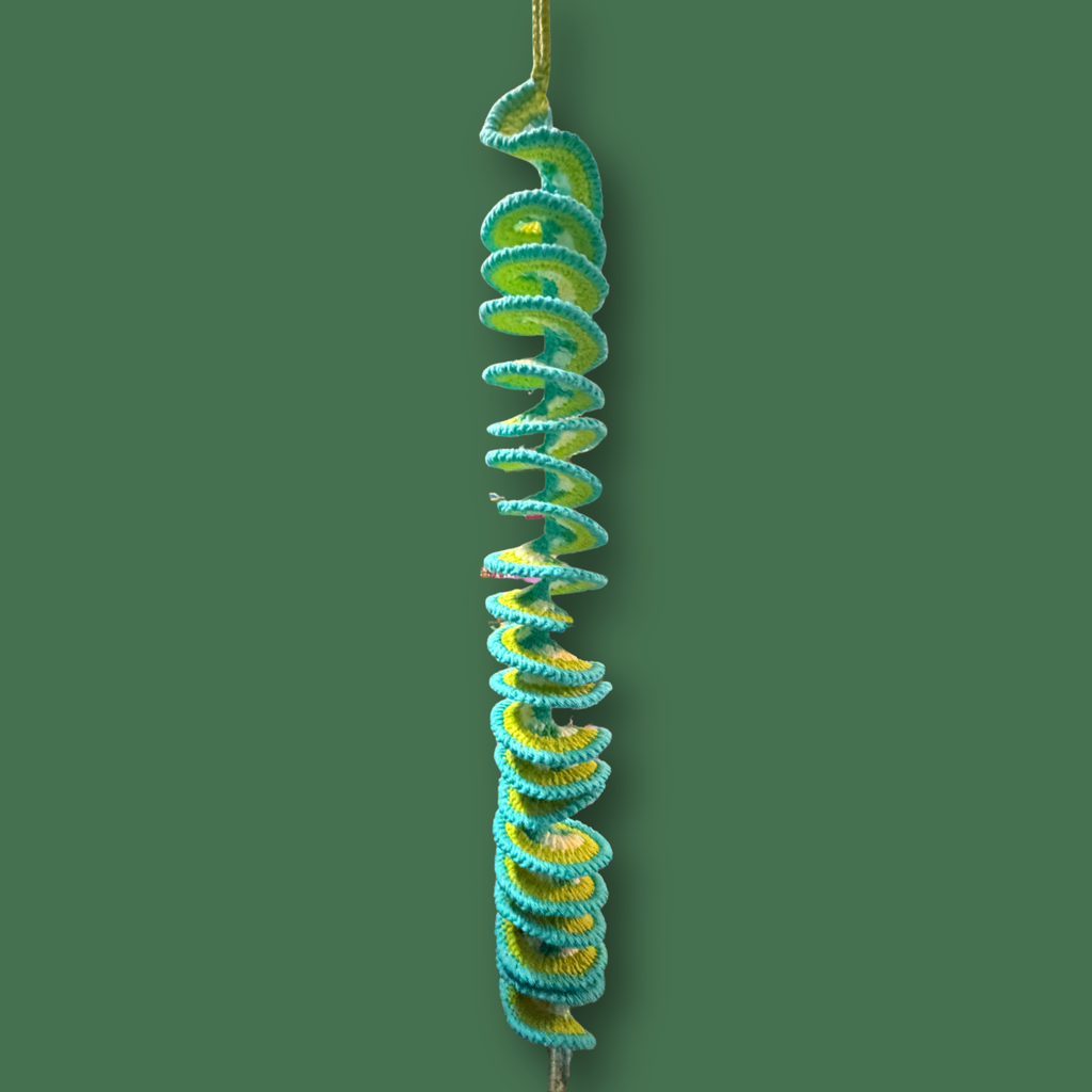 Long Green Wind Spinner