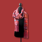 Happy Heart Fringe Scarf