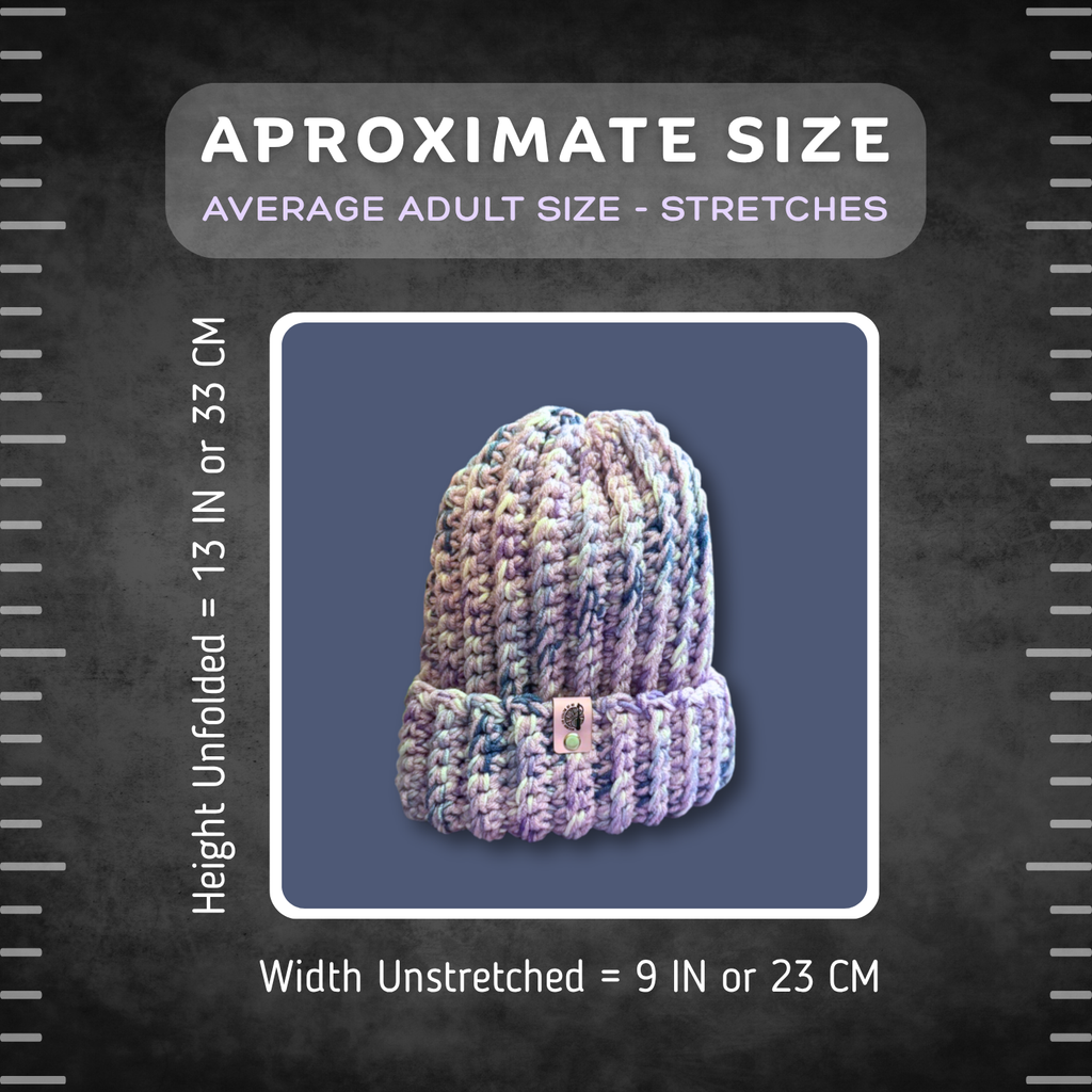 Adult Medium Size Light Lavender Beanie