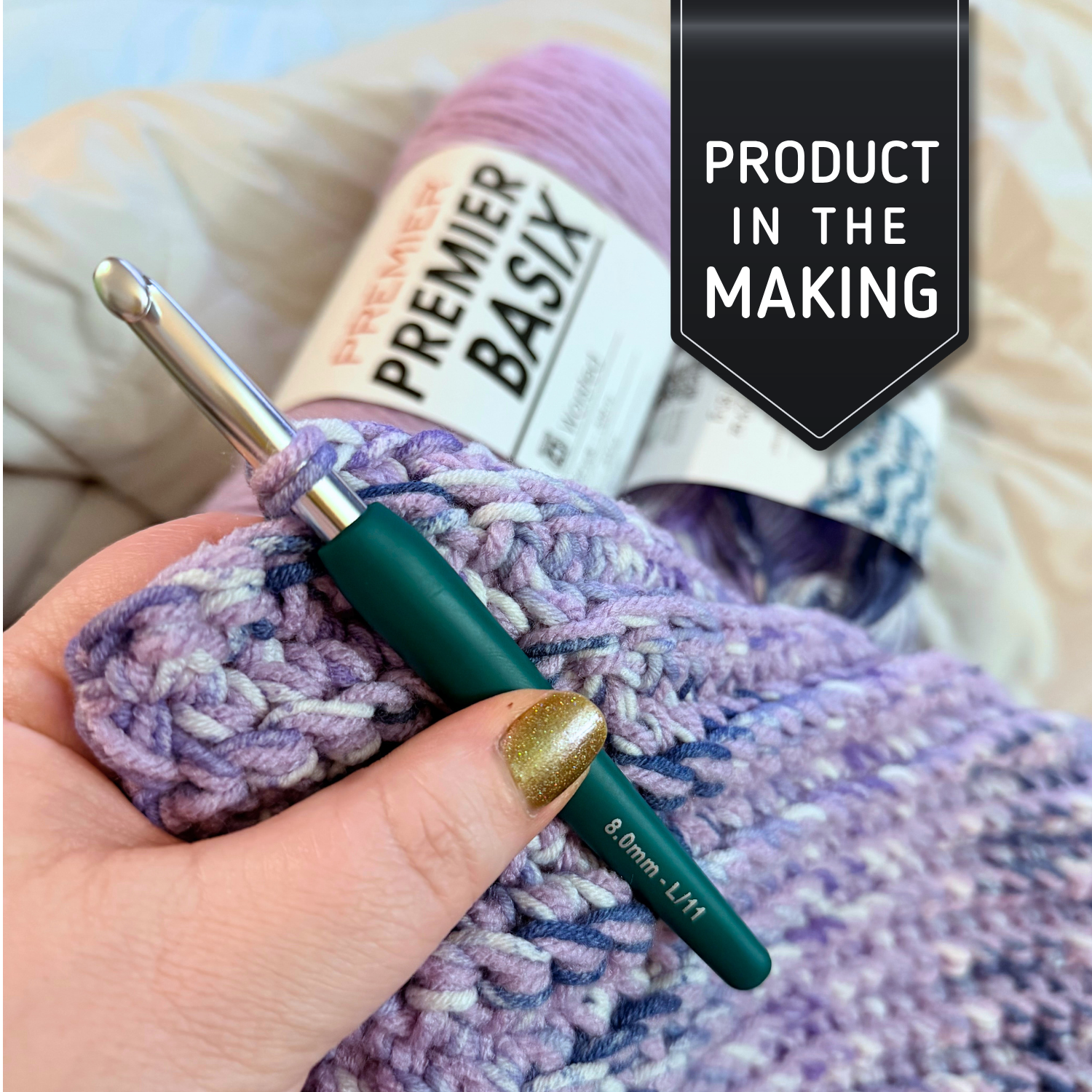 Adult Medium Size Light Lavender Beanie