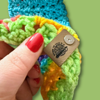 Playful Colors Crochet Scarf