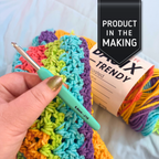 Playful Colors Crochet Scarf