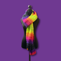 Haunted Halloween Neon Scarf
