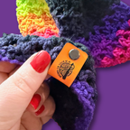 Haunted Halloween Neon Scarf