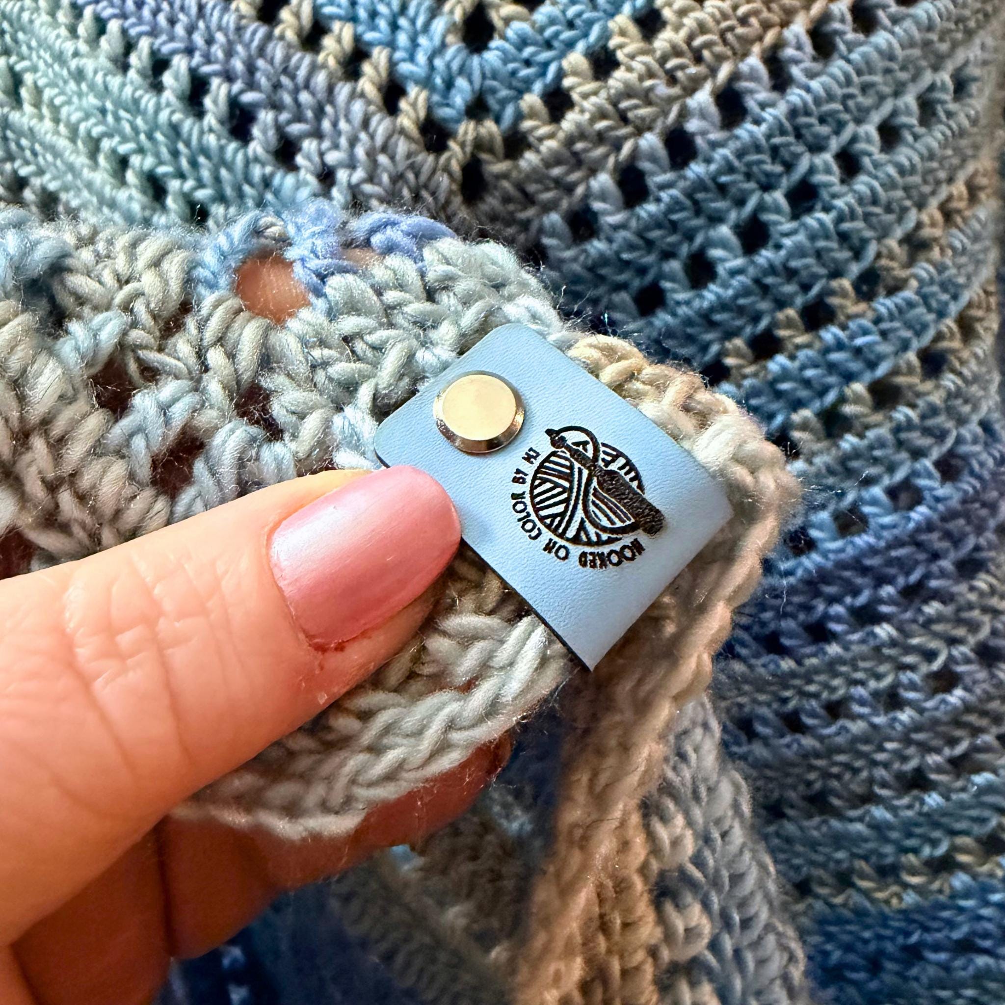 Cloudy Sky Blue Poncho Adult OS