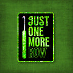 3" Glitter Sticker One More Row