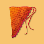 Fire Orange String Bandana