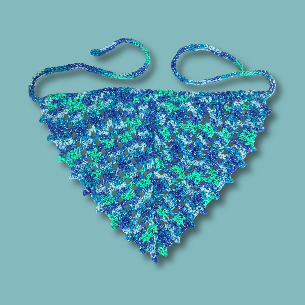 Teal Blue Bandana