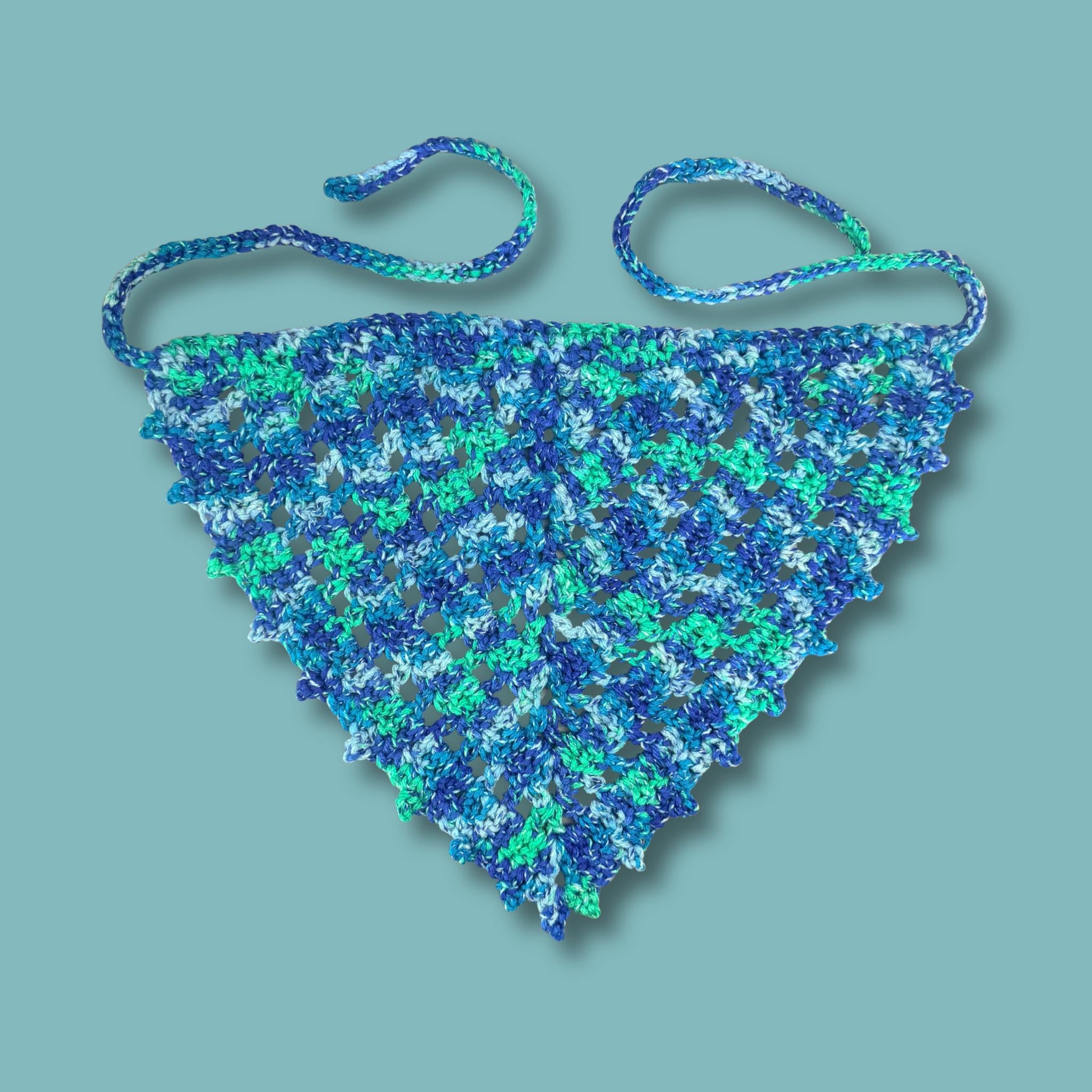 Teal Blue Bandana