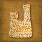 Orange Japanese Knot Bag