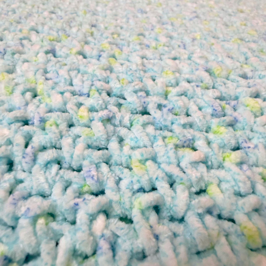 Super Soft Blue Green Lap Blanket