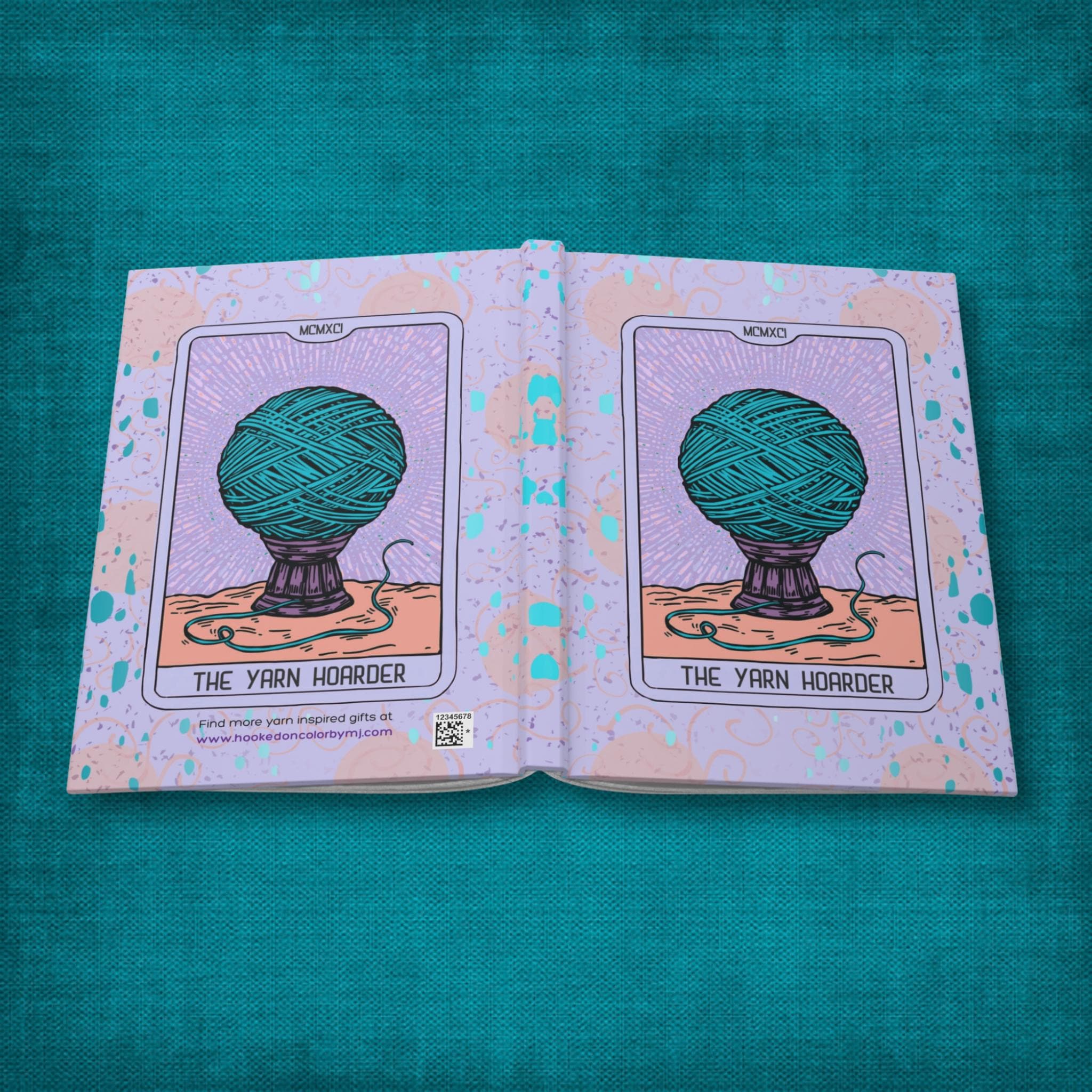 Yarn Tarot Card Hardcover Journal