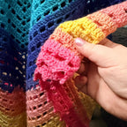 Colorful Soft Summer Shawl
