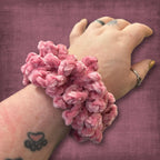 Velvet Dusty Rose Scrunchie