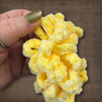 Sunshine Yellow Velvet Scrunchie