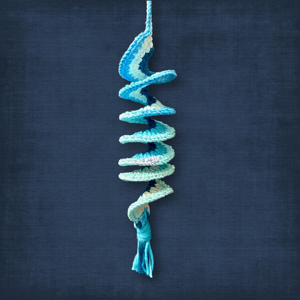 Blue Spinner Cat Toy