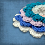 Soft Blue Floral Coasters