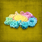 Rainbow Flower Bag Charm