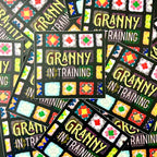 3" Matte Sticker Granny in Training