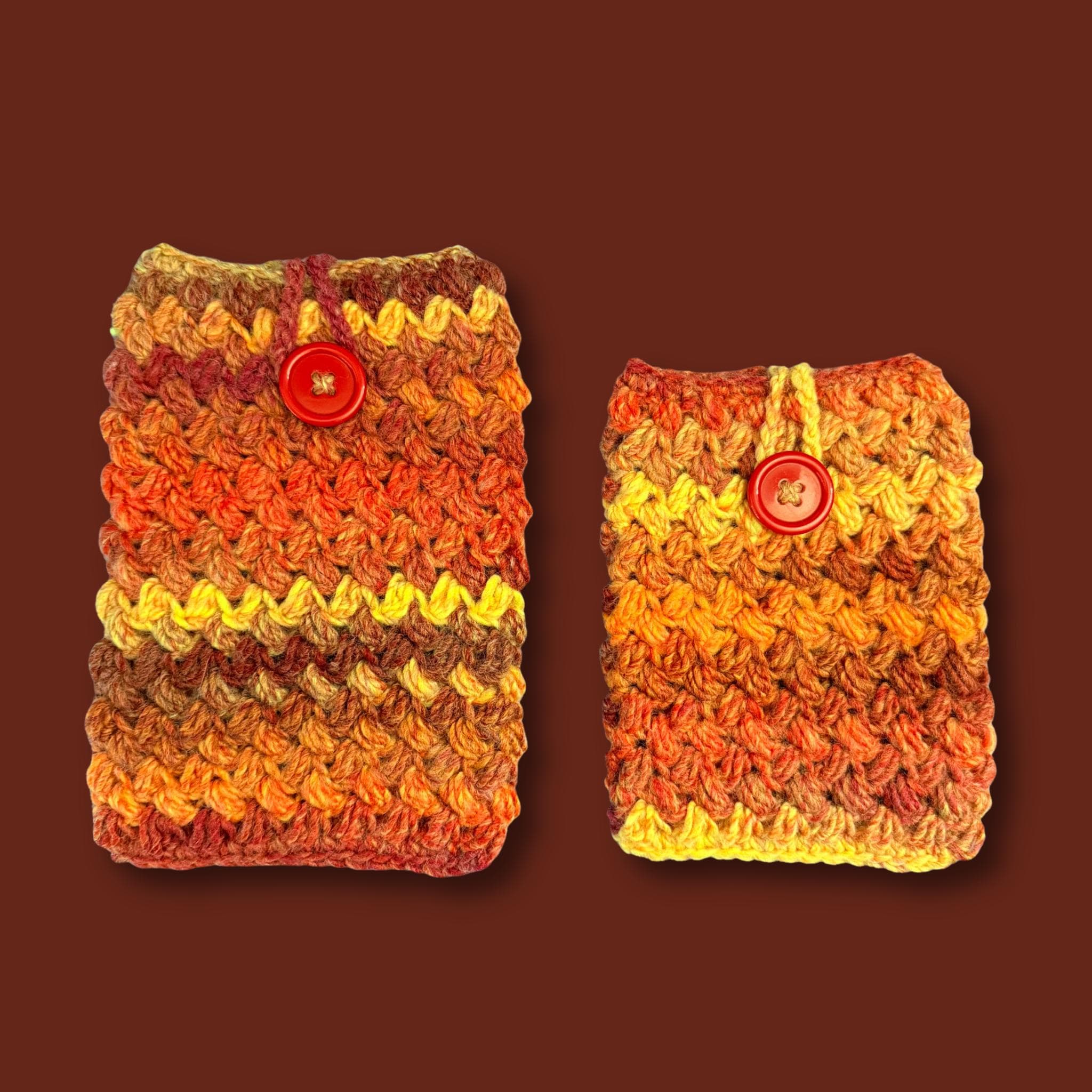 Fire Orange Nook / Kindle E-Reader Sleeve