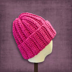L/XL Adult Hot Pink Beanie