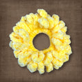 Sunshine Yellow Velvet Scrunchie